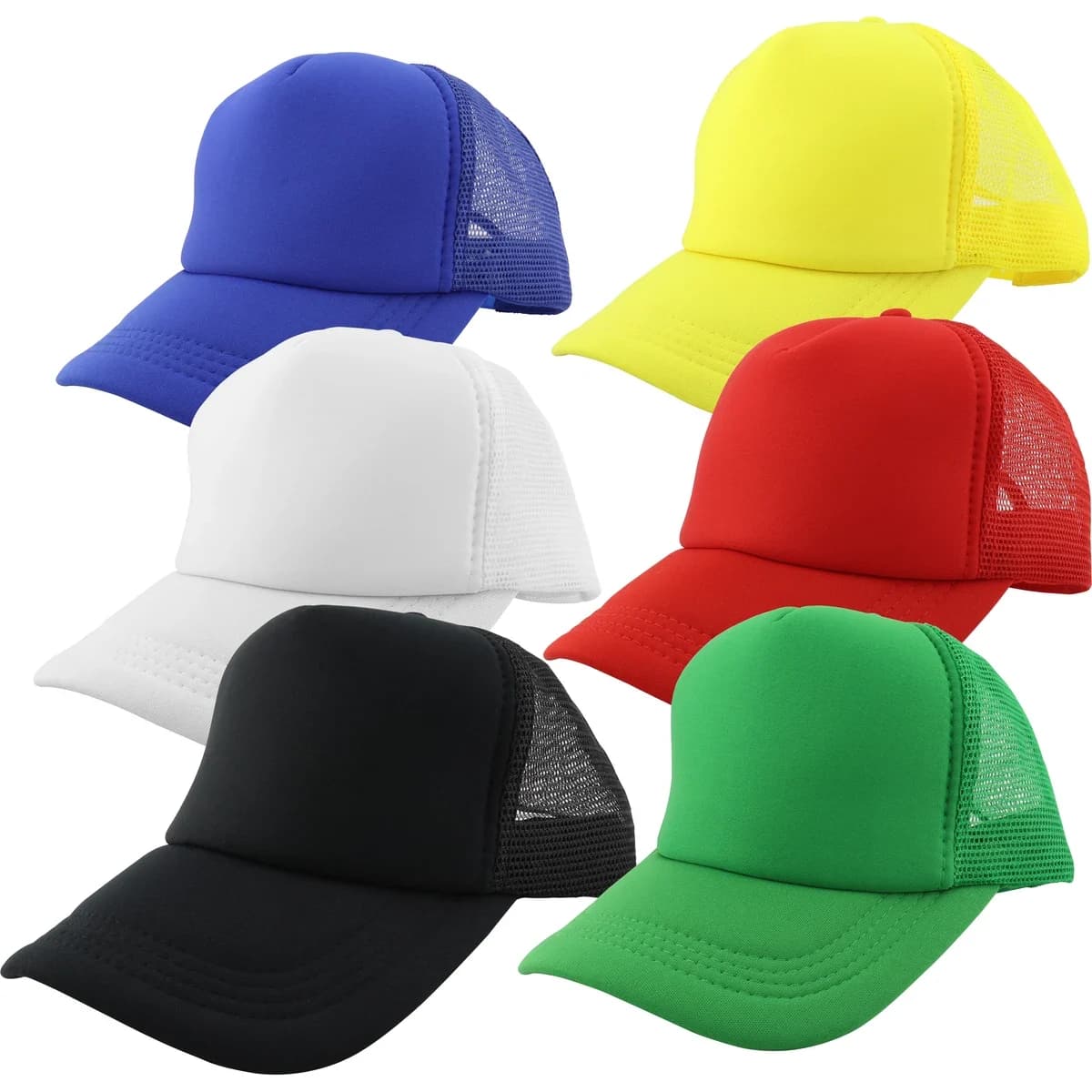 Gorra trucker en malla con frente fusionado