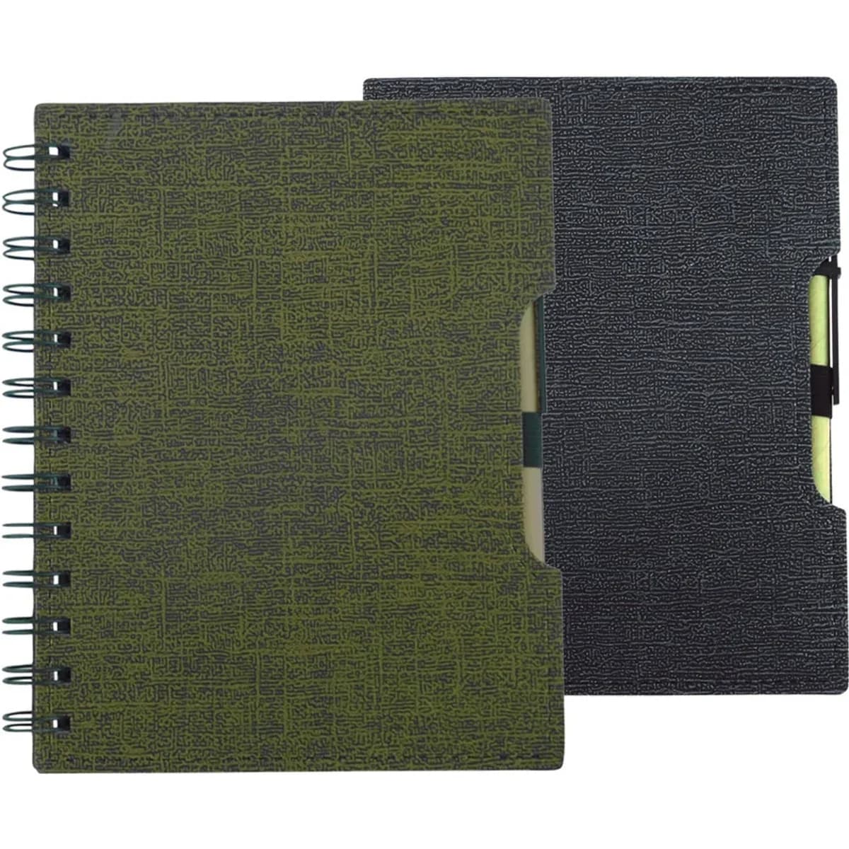 Libreta ecológica argollada con esfero