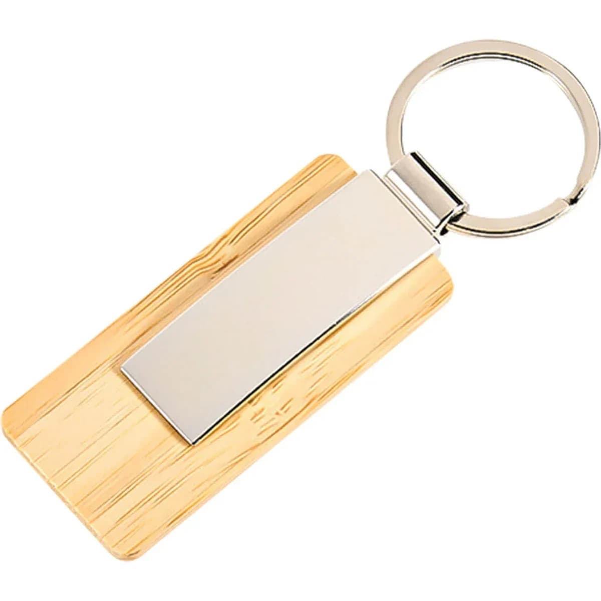 Llavero de bambú para grabado láser